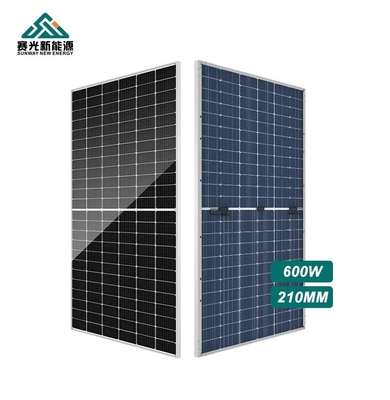 620Watts PV Solar Panels Inmetro Certified Half Cell Perc 210mm For Residential