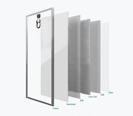 Low Iron Glass PV Solar Panels 440w Solar Cells Solar Power Panel For Custom