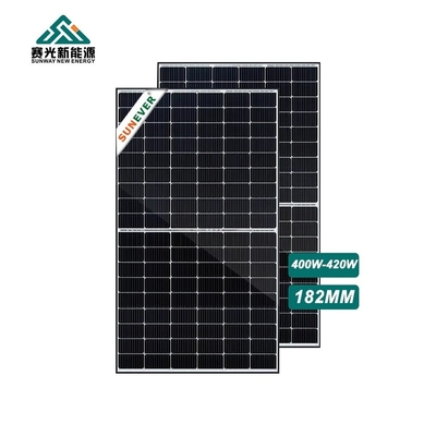 400w 410w PV Solar Panels With Imp 12.7-13.2A And Low Iron Glass