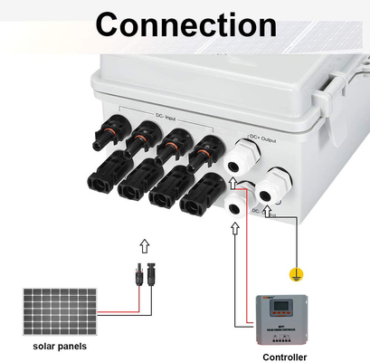 4 String Waterproof Combiner Boxes For Solar System Pv String Box