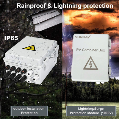 4 String Waterproof Combiner Boxes For Solar System Pv String Box