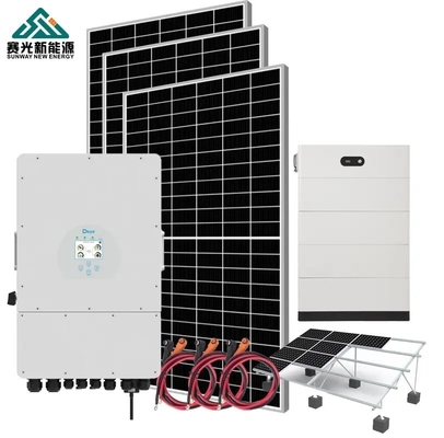 5000w 5000watt 5kw Home Solar Energy Storage System with Monocrystalline Silicon Panels