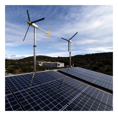 Custom 3kw 5kw 10kw Wind Solar Off Grid Wind Energy Power System with Lifepo4 Battery