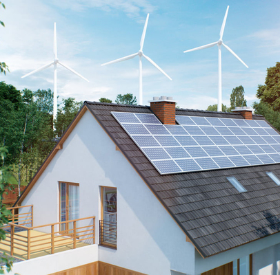 Customized 3kw 5kw 10kw Off Grid Wind Power Generation System with 50HZ Output Frequency