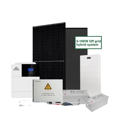 Wall Mounted 8kw Off Grid Solar System With Solar Panel All In One