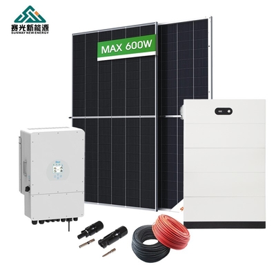 Custom 10kw Hybrid Solar Energy System 15kw 20kw For B2B Market