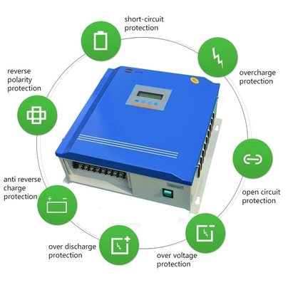 PWM 24V/48V/96V Mppt Solar Charge Controller For Wind Solar Hybrid Generator