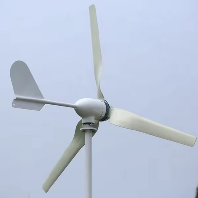 Off Grid Horizontal Wind Power System With Wind Solar Hybrid Controller