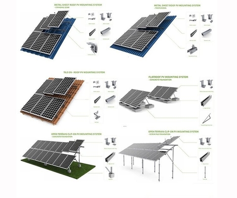 Complete Solar Energy System with Deye Hybrid Inverter 3kw 5kw 8kw and MPPT Controller