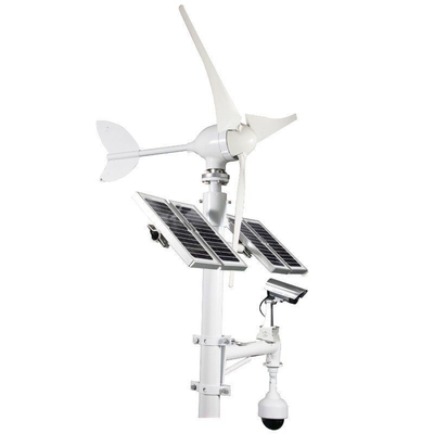 300W 600W smart wind solar hybrid energy saving led street light outdoor solar light with cctv camera 4g 5G