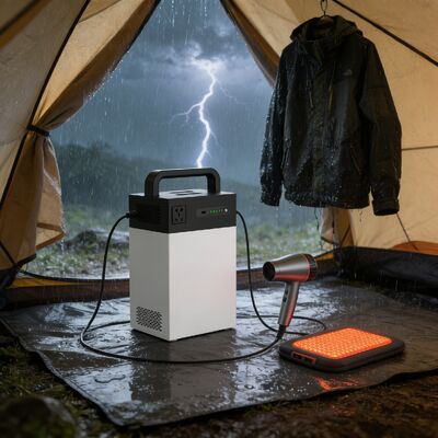 1004.8Wh Dual-Charging Solar Energy System 500W Portable ESS