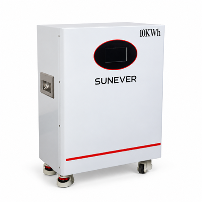 UNEVER 10kWh 51.2V 200Ah LiFePO4 Lithium Solar Battery for Home Energy Storage and Off-Grid Backup Power