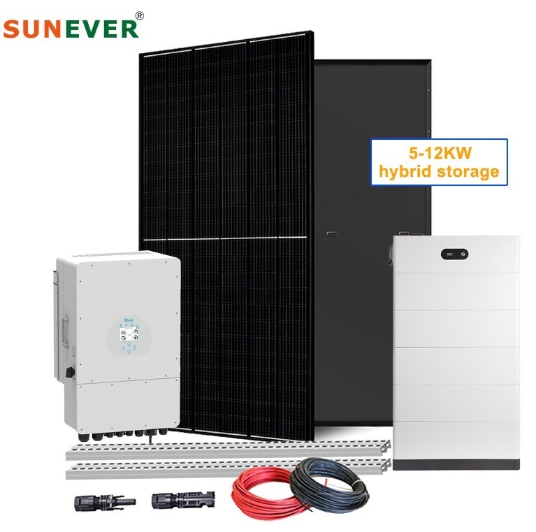 50hz Output Frequency Solar Home Power System Complete Kit for House 5kw 8kw 10kw 12kw