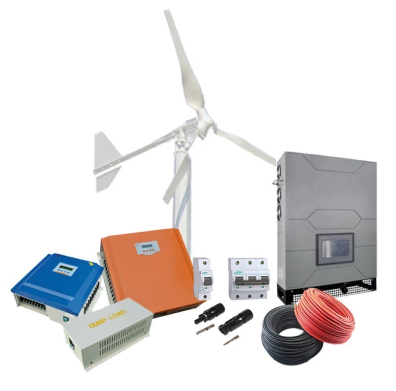 10kw 3 Phase On Grid Wind Power Generation System with Reinforced Glass Fiber Blades