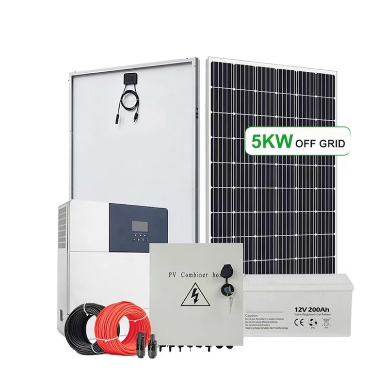 High Efficiency 51.2Vdc Off Grid Solar System Kit For Myanmar Market