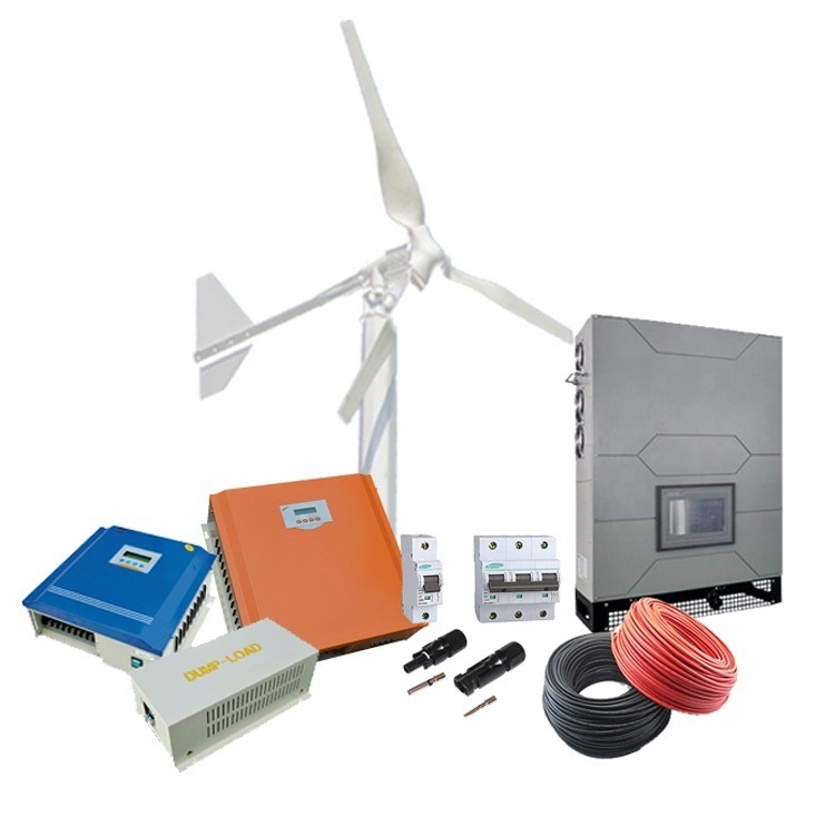 Flange Connection 5kw 10kw Generator Turbine Wind Power System for Residential Energy