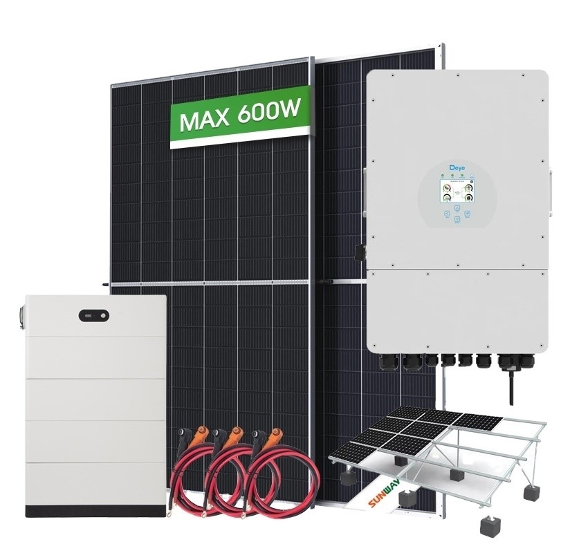 10kw 3 Phase 20kw Hybrid Solar System 220v/380v Output Voltage
