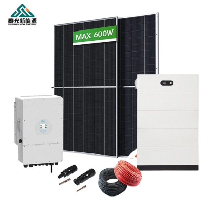 CE Certified 10kw 12kw Monocrystalline Silicon Solar Panel Power Pv System for Home