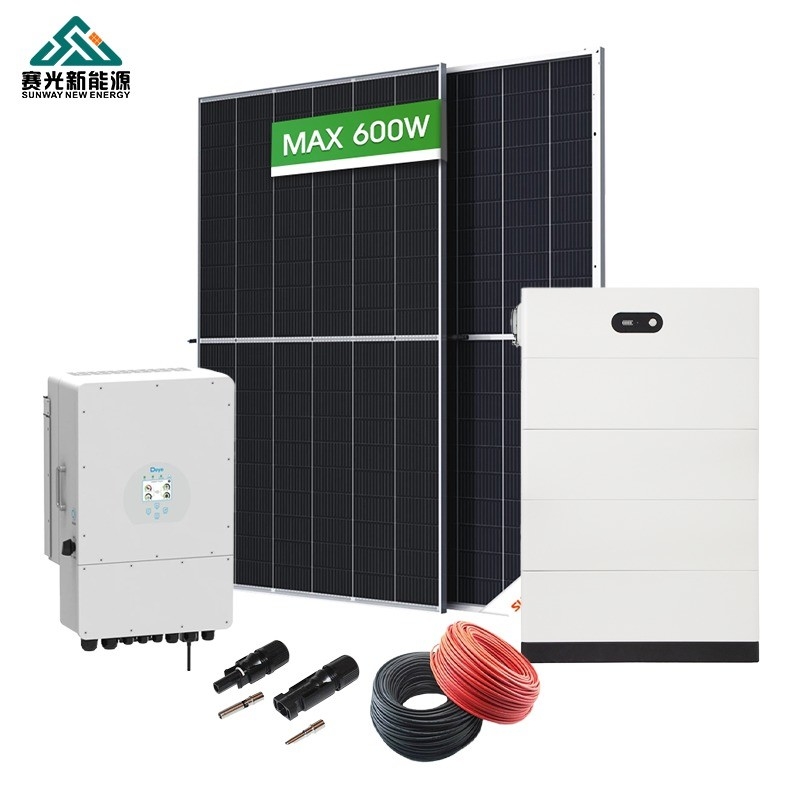 Pre-sales Project Design Solar Home Power System with All-in-One Hybrid Controller MPPT