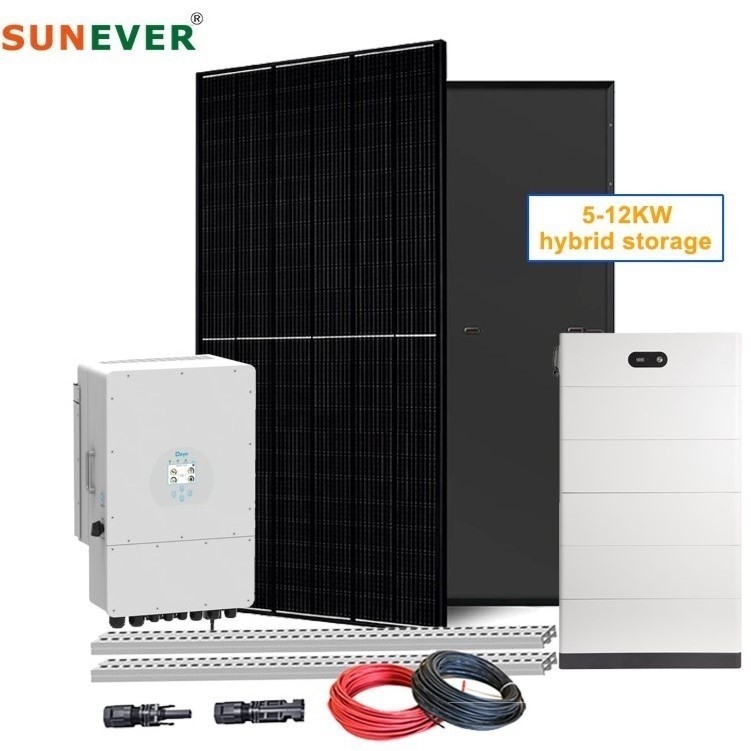 Home Solar Energy Storage System 6kw 8kw 10kw for Hybrid Kit Complete Power Generator