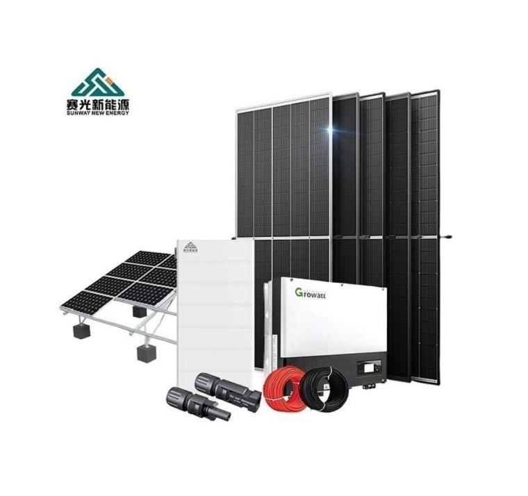 5KW 10kw Solar Energy System For 220v/380v Output Voltage 24h Work Time