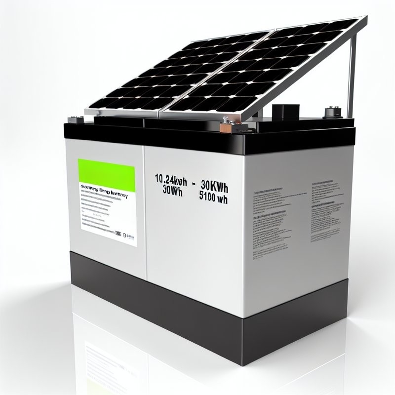 Solar Energy Storage Unit 10.24kWh-30kwh Energy And 5100 Wh Nominal Energy Capacity For High Capacity Storage