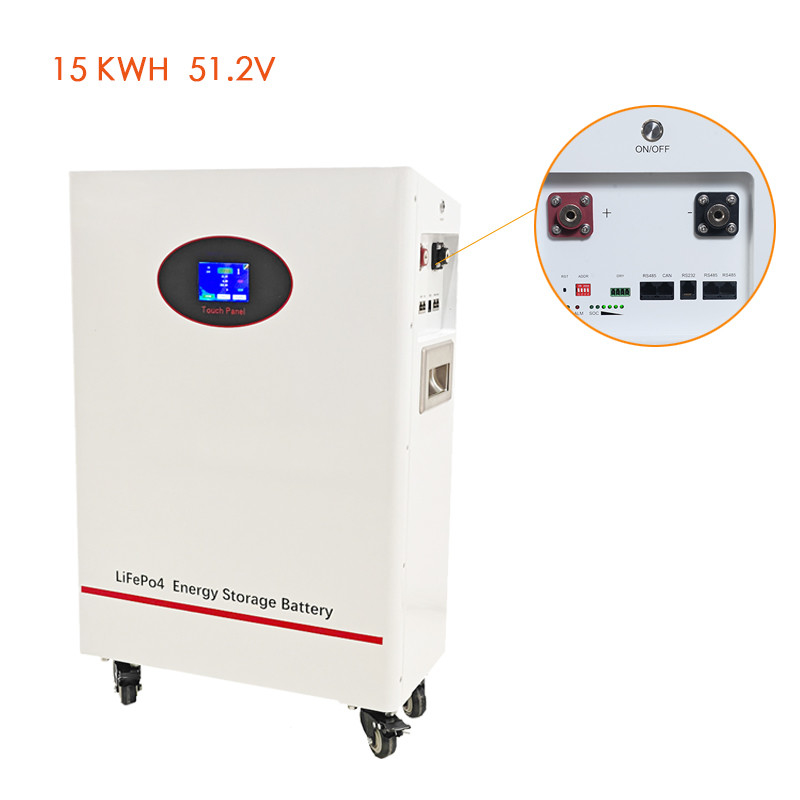 6000 times deep cycle stand type 15KWH lithium iron battery with 5 years warranty
