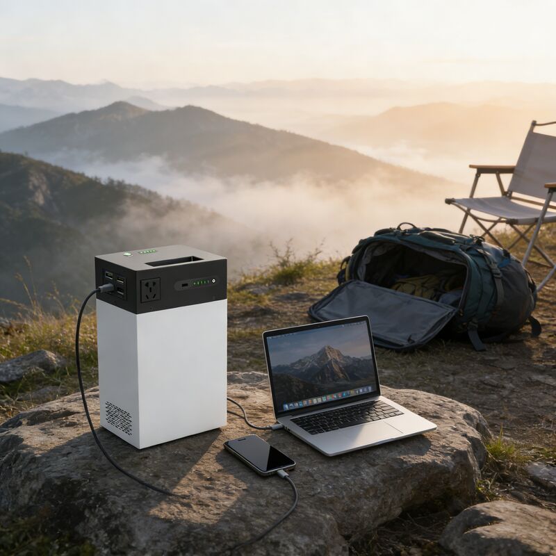 500W Global-Voltage Solar Energy System 1004.8Wh Portable ESS