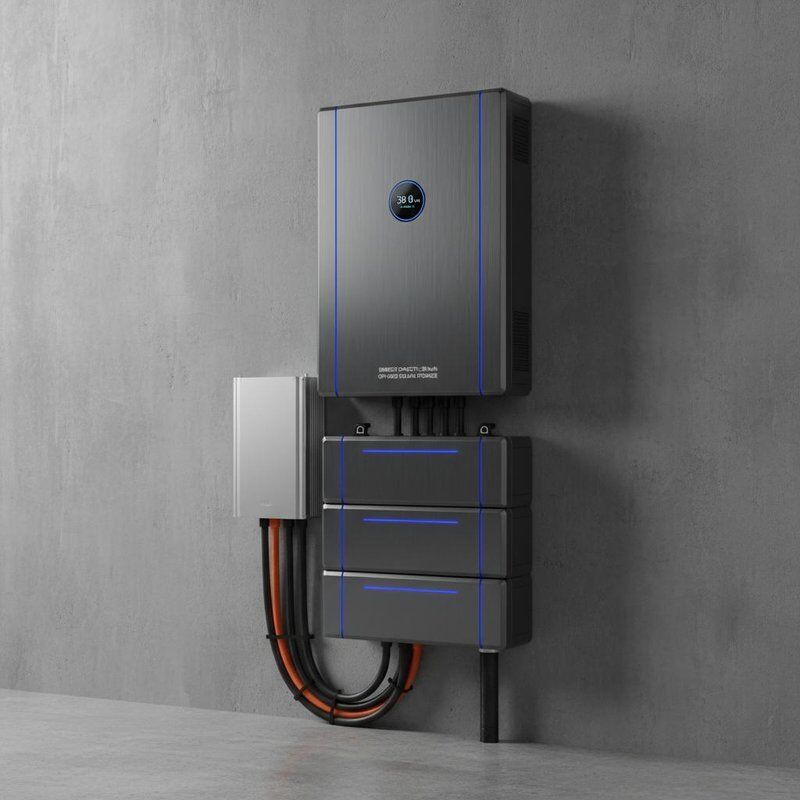 Off Grid Solar Storage Battery Wall Type Installation Mode Energy Capacity 10.24kWh to 30kWh and Energy Storage Solution