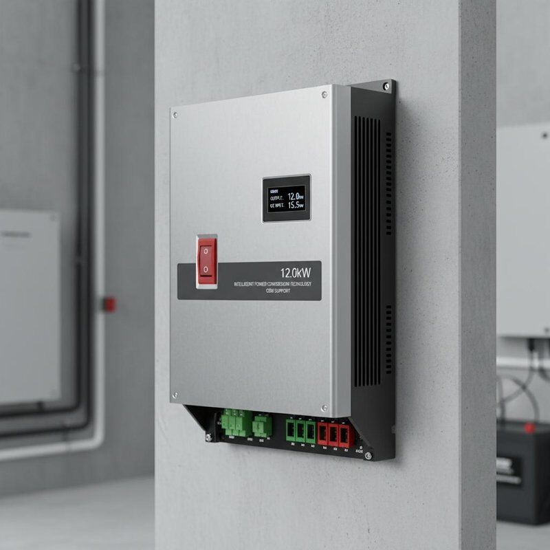Maximum Ac Output Power 12kW Solar Inverter Integrated Dc Switch Oem Support Intelligent Power Conversion Technology