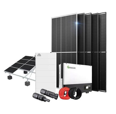 Residential Home Hybrid Solar Generator System With Deye Growatt Afore