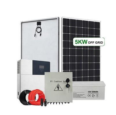 LiFePO4 MPPT 15kw Off Grid Solar System For Residential CE RoHS Certification