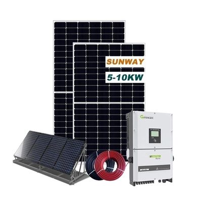 220VAC 10kw Home Solar Power System Commercial Advantages 50HZ
