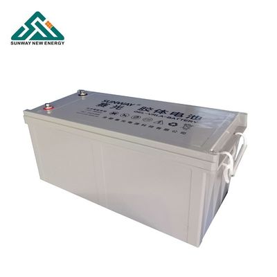 Chargeable 12V 200ah/250ah Solar Lead Acid Gel Batteries Selected Material for Solar