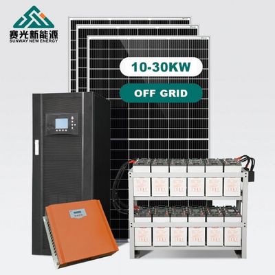20KW Complete Off Grid Photovoltaic System Stand Alone Solar Panel System