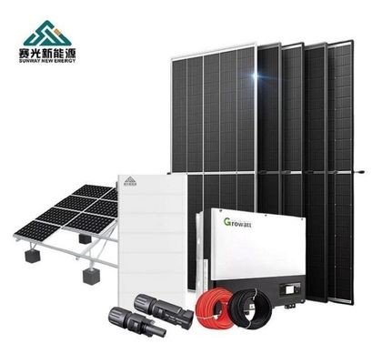 All In One Outdoor Solar Panel System With Battery 10kw Solar System