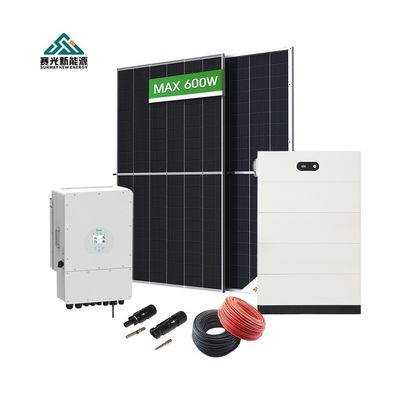 Roof Mounting 15kw Solar Energy System With Deye Growatt Afore Inverter