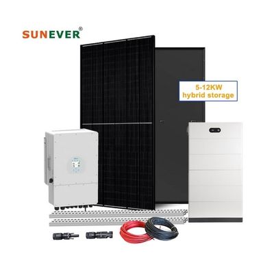 Output Frequency 50hz 5kw 6kw 8kw 10kw Hybrid Solar System Kit for Solar Power Energy