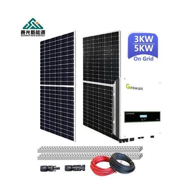 15kw Outdoor Solar Energy On Grid System Featuring Monocrystalline Silicon Panels