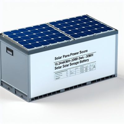 Solar Panel Power Source 10.24kWh-30kWh Solar Storage Battery For Sustainable Energy Solutions