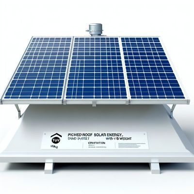 Pitched Roof STD Solar Energy System With TUV Certification And 18kg Panel Weight