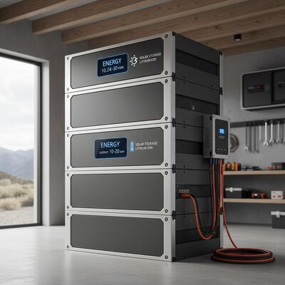 Energy 10.24kWh to 30kWh Solar Storage Battery Lithium ion Output Power Range 10 to 20 KWh Off Grid Power Storage System