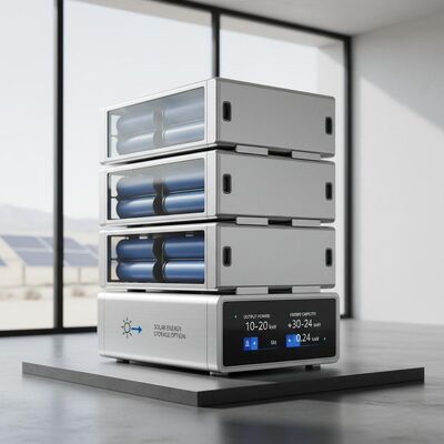 Stackable Solar Storage Battery Output Power Range 10 to 20 KWh Energy Capacity 10.24kWh to 30kWh and Solar Energy Storage Option